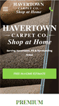 Mobile Screenshot of havertowncarpet.com